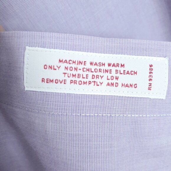 Brooks Brothers Mens Dress Shirt 14 1/2-32 Traditional Fit French Cuff Lilac 750 - Picture 5 of 5